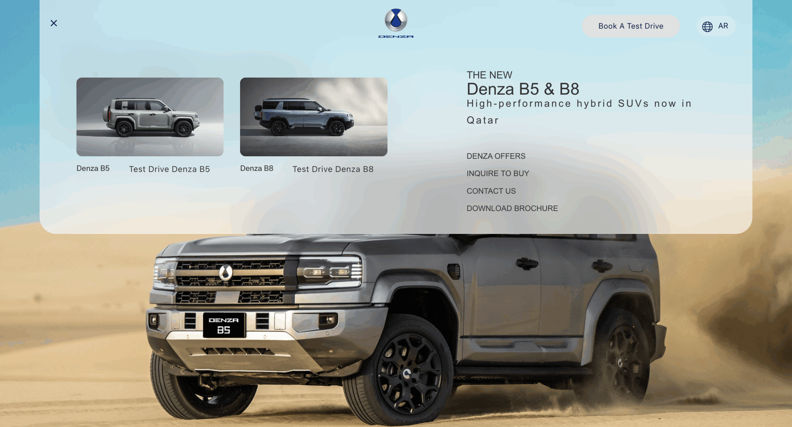 Designing and Developing DENZA QATAR</a> Website